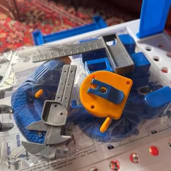 Игрушка Give Creative набор инструментов с верстаком 90 предм.: отзыв пользователя Детский Мир