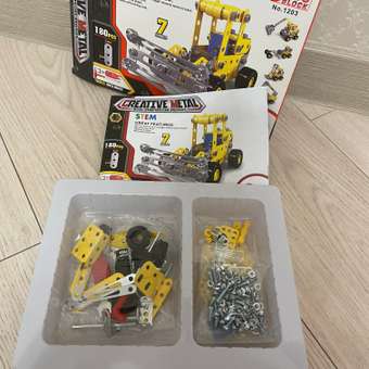 Конструктор TrendToys Машинки металлический 180 дет.: отзыв пользователя Детский Мир