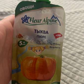 Пюре Fleur Alpine Тыква с 5 мес 90 г: отзыв пользователя ДетМир