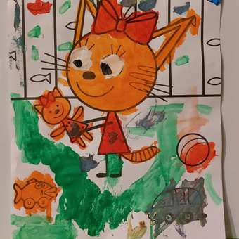 Раскраска Проф-Пресс Макси-постер Три кота: отзыв пользователя Детский Мир