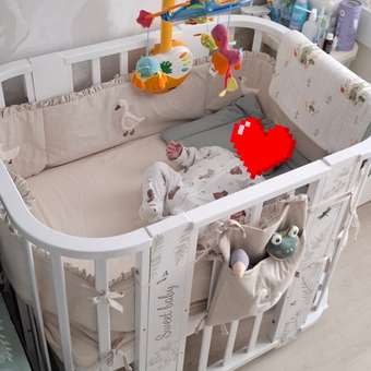 Детская кроватка Sweet Baby Arte овальная, поперечный маятник (белый): отзыв пользователя Детский Мир