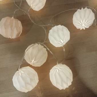 Гирлянда FUTURINO Home шарики: отзыв пользователя Детский Мир