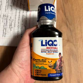 Сироп LiQO Маточное молочко+Витамины, для иммунитета, с 4 лет, 250 мл: отзыв пользователя Детский Мир