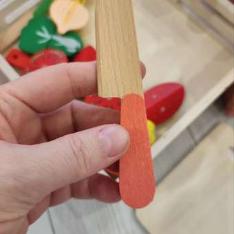 Деревянные игрушечные продукты TrendToys фрукты и овощи на магнитах, 18 предметов: отзыв пользователя Детский Мир
