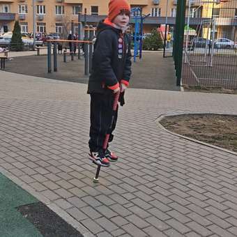 Тренажер-кузнечик Street Hit Pogo Stick Mini до 40 кг Красный: отзыв пользователя Детский Мир
