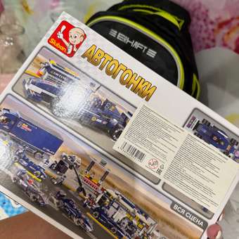 Конструктор SLUBAN Гоночный автомобиль 196 дет.: отзыв пользователя Детский Мир