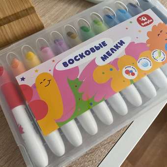 Гелевые мелки BabyGo 12 шт.: отзыв пользователя ДетМир