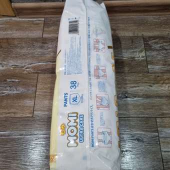 Трусики Momi Ultra Care XL (12-20 кг) 38 шт.: отзыв пользователя Детский Мир