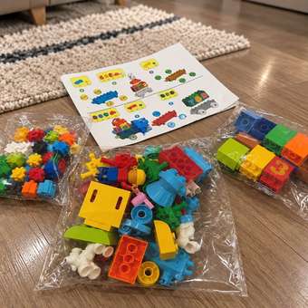 Конструктор TrendToys развивающий Паровозик 68 дет.: отзыв пользователя Детский Мир
