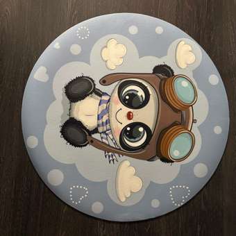 Ковёр VILINA панда 80 x 80 см 1 шт.: отзыв пользователя Детский Мир