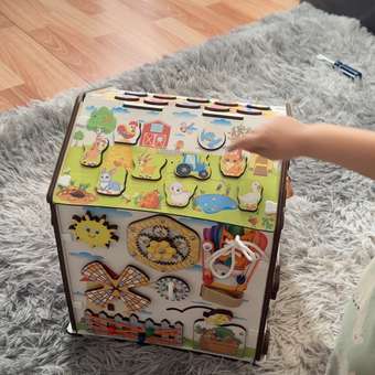 Игрушка MyKiddyQuest бизиборд Ферма: отзыв пользователя Детский Мир