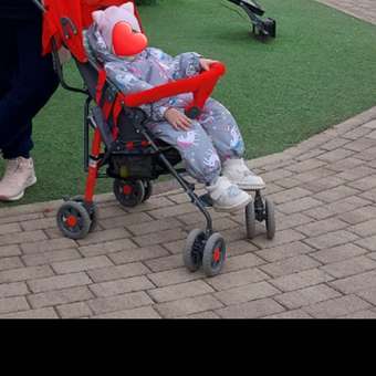 Коляска прогулочная Babyton Zoo Red: отзыв пользователя ДетМир