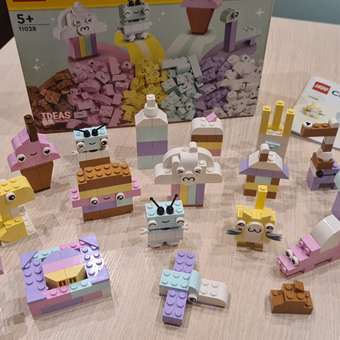 Конструктор LEGO Classic Creative Pastel Fun 333 дет.: отзыв пользователя ДетМир