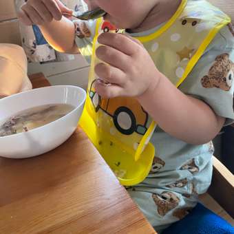 Нагрудник Tobby пластик 2 шт.: отзыв пользователя Детский Мир