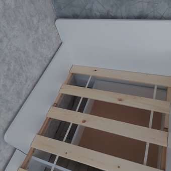 Кровать односпальная Alatoys (белый): отзыв пользователя Детский Мир