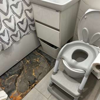 Накладка на унитаз со ступенькой Babyton Grey: отзыв пользователя ДетМир