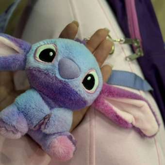 Игрушка мягкая брелок Stitch фиолетовый: отзыв пользователя ДетМир