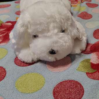 Мягкая игрушка Laffi собачка Щенок Светящийся белый: отзыв пользователя ДетМир