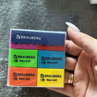 Ластик Brauberg 12 шт.: отзыв пользователя Детский Мир