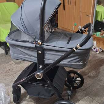 Коляска 3в1 JOVOLA Pepper 3в1, темно-серый: отзыв пользователя Детский Мир