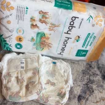 Трусики Baby Honey для новорожденных L (9-14 кг) 40 шт.: отзыв пользователя Детский Мир