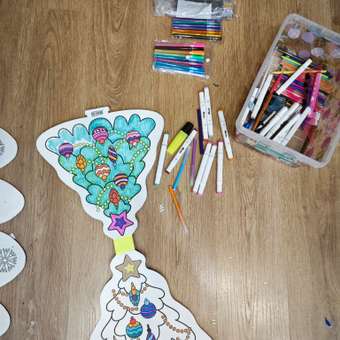 Набор для творчества Brauberg Новогодний Домик-раскраска: отзыв пользователя Детский Мир