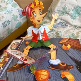 Подарочная Книга с объемными картинками Malamalama Золотой ключик или приключения Буратино: отзыв пользователя Детский Мир