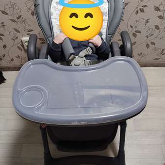 Стульчик для кормления Babyton Sweet Meals Grey серый: отзыв пользователя ДетМир