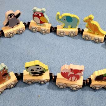 Поезд TrendToys деревянный поезд для малышей: отзыв пользователя Детский Мир