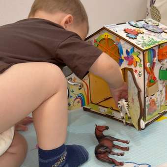 Игрушка MyKiddyQuest бизиборд Лесные Друзья: отзыв пользователя Детский Мир