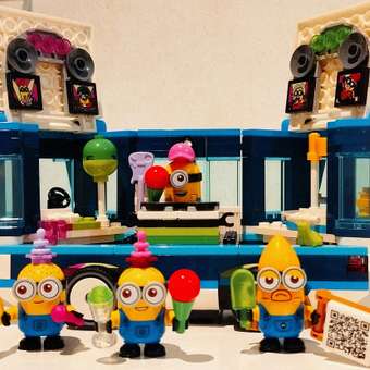 Конструктор LEGO Minions Автобус вечеринки миньонов 379 дет.: отзыв пользователя Детский Мир
