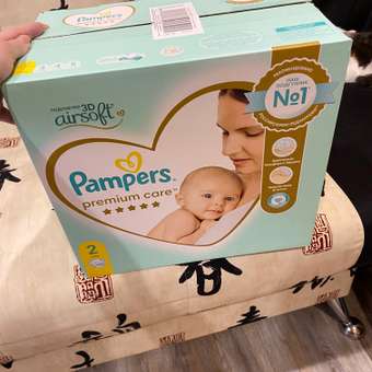 Подгузники Pampers Premium Care 2 (4-8 кг) 102 шт.: отзыв пользователя ДетМир