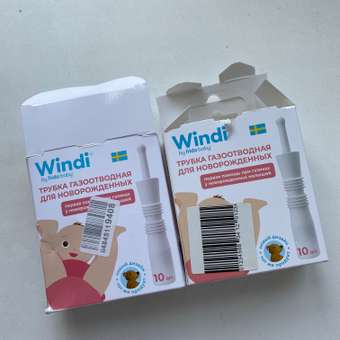Трубка газоотводная Windi для новорожденных 10шт: отзыв пользователя Детский Мир