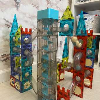 Конструктор PELICAN HAPPY TOYS магнитный 156 дет.: отзыв пользователя Детский Мир