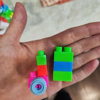 Конструктор . блочный мягкий 64 дет.: отзыв пользователя Детский Мир