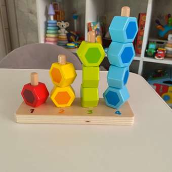 Игрушка Hape сортер Цветные соты: отзыв пользователя Детский Мир