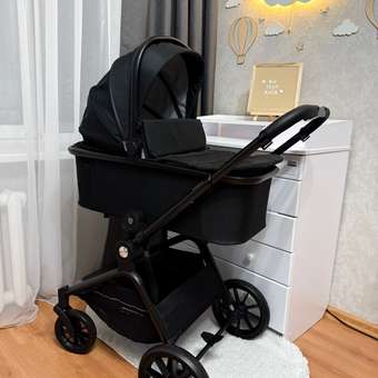 Коляска 2в1 JOVOLA Enigma 2в1, черный: отзыв пользователя Детский Мир