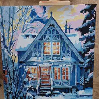Картина по номерам Art sensation Зимний домик в ассортименте: отзыв пользователя Детский Мир