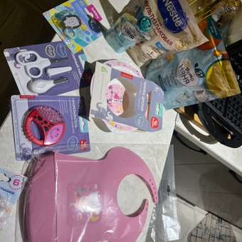 Тарелка BabyGo Pink-White 1 предм.: отзыв пользователя Детский Мир