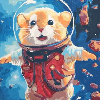 Картина по номерам Art sensation Хомяк астронавт в ассортименте: отзыв пользователя Детский Мир