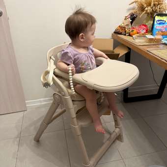 Стульчик для кормления Tomix Cindy бежевый: отзыв пользователя Детский Мир
