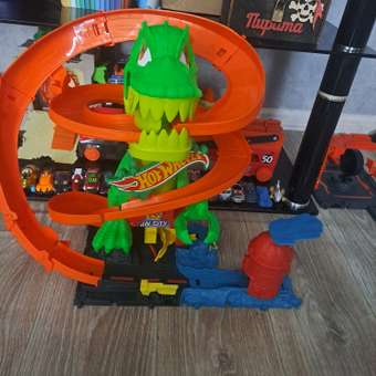 Трек Hot Wheels Ти-Рекс Пылающая битва: отзыв пользователя Детский Мир