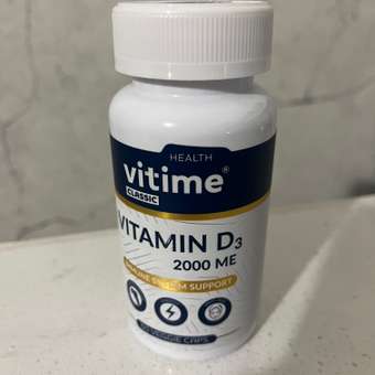 Витамин D3 Vitime капсулы №60 в банке: отзыв пользователя Детский Мир
