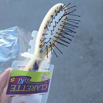 Массажная расческа CLARETTE искусственная щетина: отзыв пользователя Детский Мир