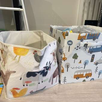 Коробка для хранения FUTURINO Home Ферма: отзыв пользователя Детский Мир