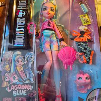 Кукла модельная Monster High Lagoona Blue: отзыв пользователя ДетМир