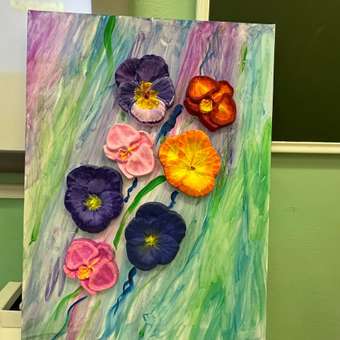 Набор для творчества Дом ремёсел Цветы роспись красками: отзыв пользователя Детский Мир