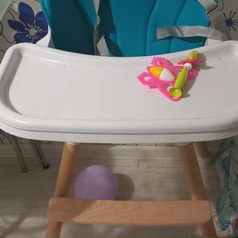 Стульчик для кормления Babyton Woody Turquoise трансформер: отзыв пользователя ДетМир