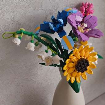 Конструктор Zuru Max Flowers (1 цветок) Серия 1 167 дет.: отзыв пользователя Детский Мир