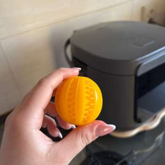 Игрушка для собак Barbaks Мяч-лакомка массажный с отверстиями 5см в ассортименте: отзыв пользователя. Зоомагазин Зоозавр